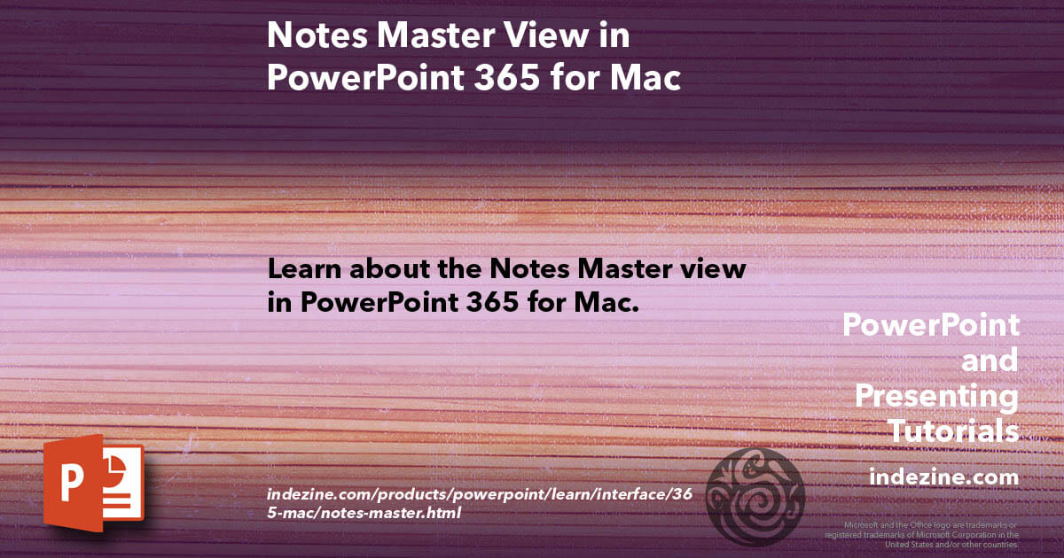 slide masterview in powerpoint for mac